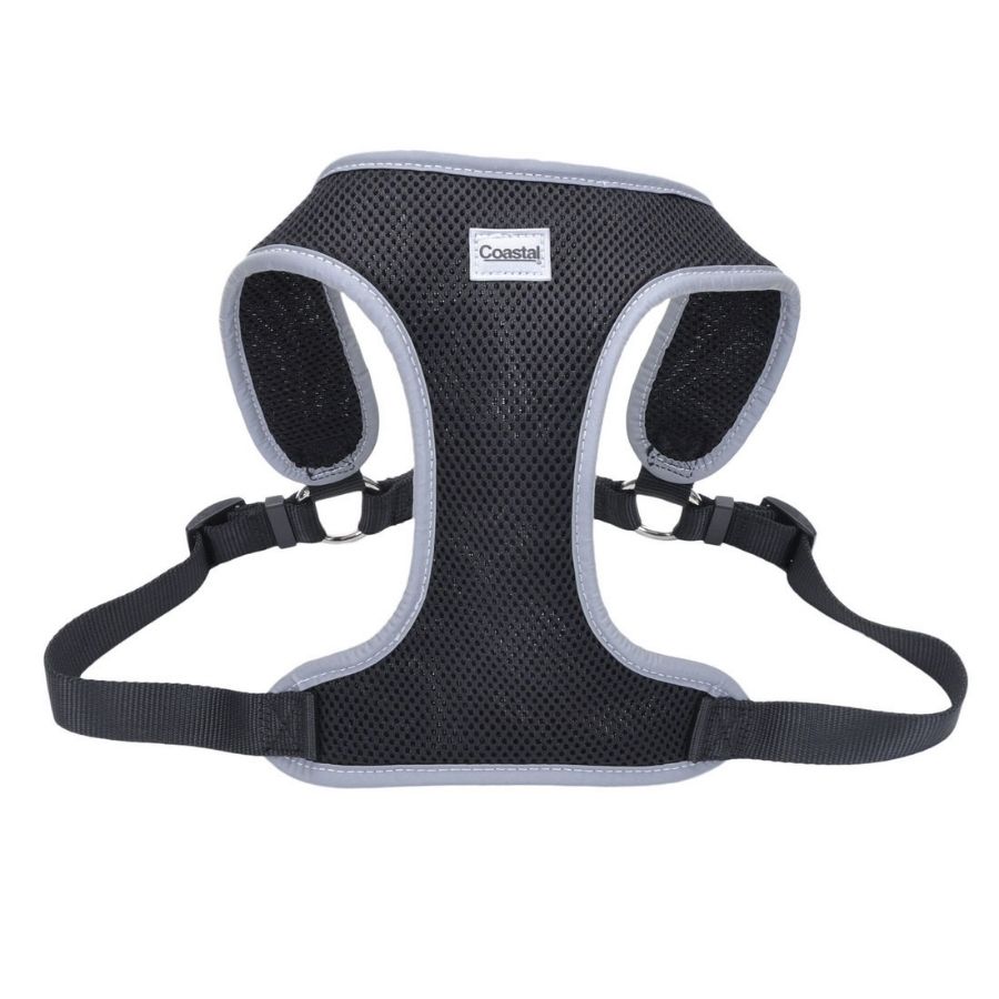 Arnés reflective wrap adjustable dog, black, , large image number null
